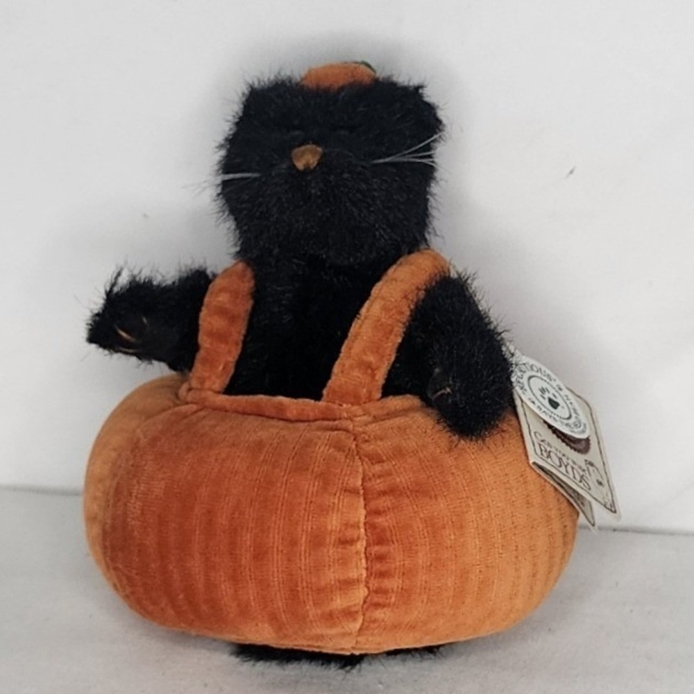Boyds Bears collectable Inkley Boocat Black Cat Plush 919636 NWT 6in